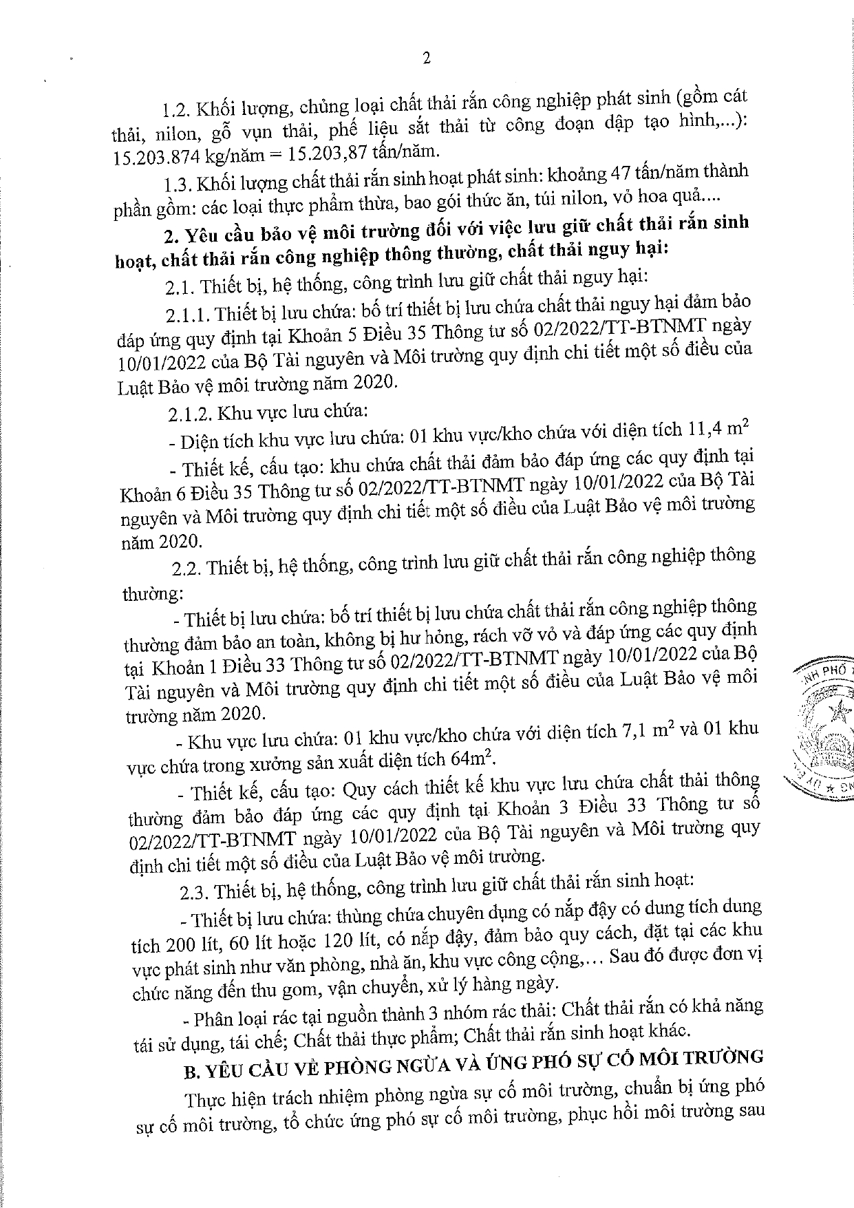 Giấy Phép Môi Trường