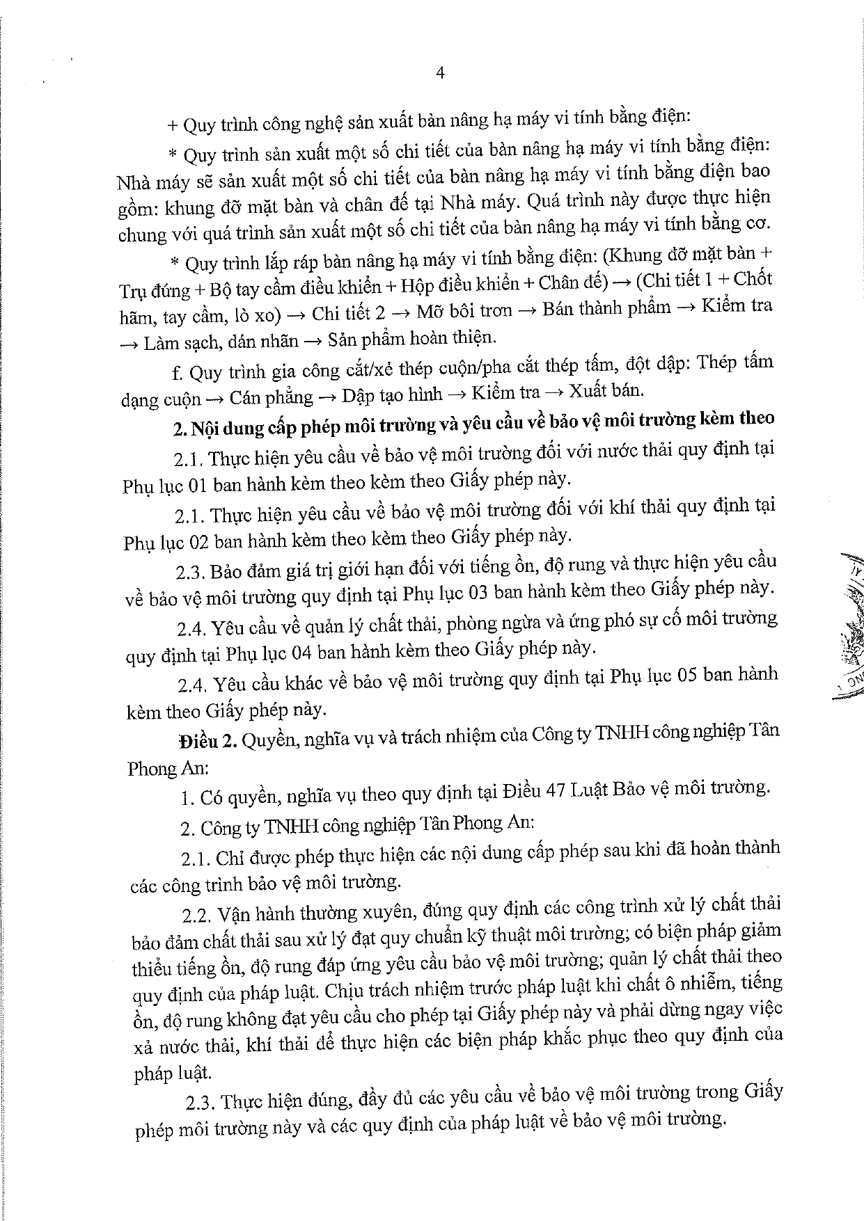 Giấy Phép Môi Trường